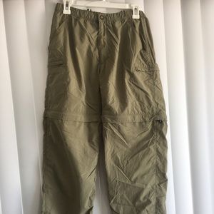 North Face Army Green Pants/ Shorts
